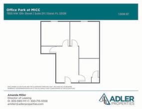 1200 NW 78th Ave, Doral, FL à louer Plan d’étage- Image 1 de 1