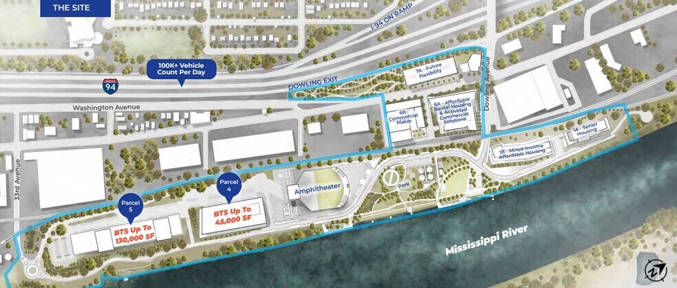 3360 N 1st St, Minneapolis, MN à louer - Aérien - Image 2 de 9