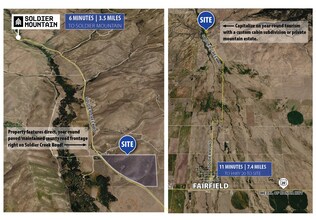 TBD Soldier Creed Rd, Fairfield, ID - Aerial map view