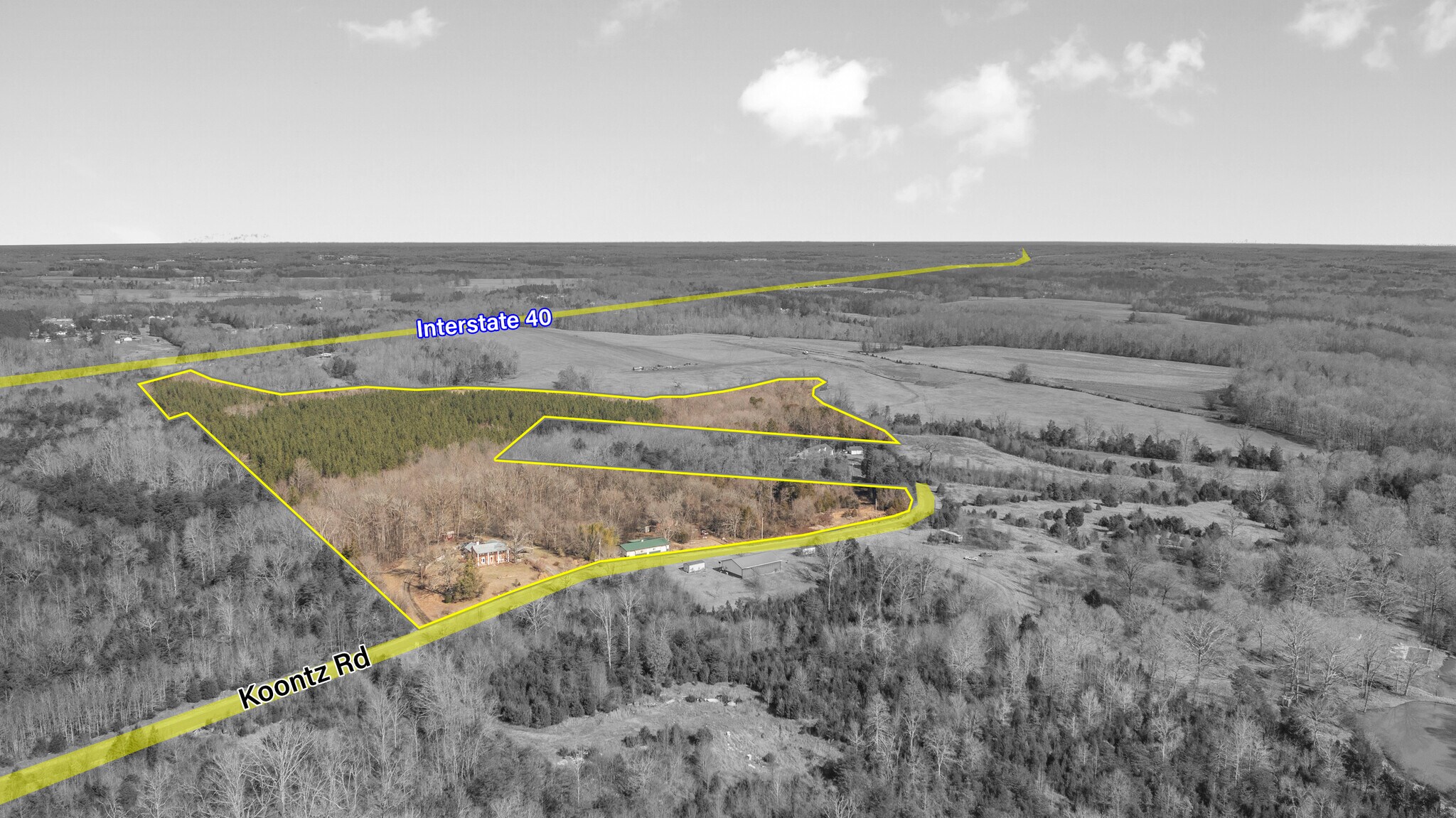 271 Koontz Rd, Mocksville, NC for sale Aerial- Image 1 of 36
