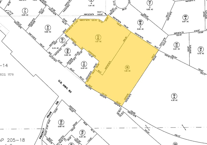 1659 E Ash St, Globe, AZ à vendre - Plan cadastral - Image 3 de 6