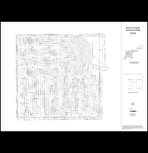 2401 W Alameda Ave, Denver, CO à vendre - Plan cadastral - Image 3 de 3