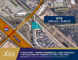 More details for I-45 & DIXIE FARM Rd, Webster, TX - Land for Sale