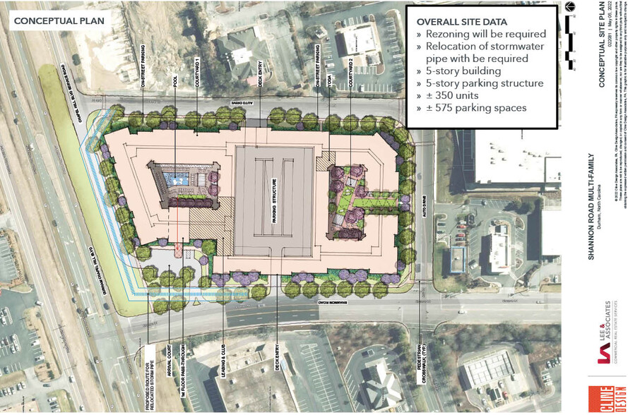 3823 Durham Chapel Hill Blvd, Durham, NC for sale - Site Plan - Image 2 of 6