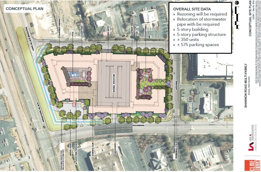 3823 Durham Chapel Hill Blvd, Durham, NC for sale - Site Plan - Image 3 of 6