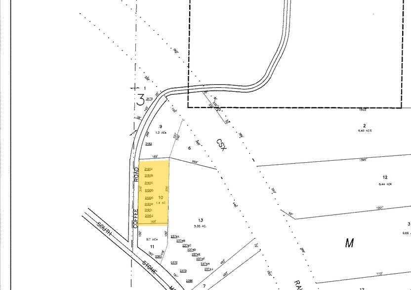 2190 Coffee Rd, Lithonia, GA à vendre - Plan cadastral - Image 3 de 4