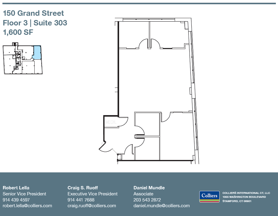 150 Grand St, White Plains, NY for lease Floor Plan- Image 1 of 2