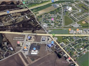 2806 E Andrew Rd, Sherman, IL - AERIAL  map view