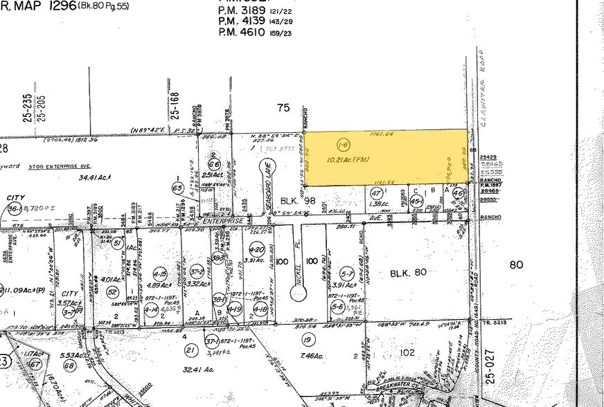 25555 Clawiter Rd, Hayward, CA for lease - Plat Map - Image 2 of 3