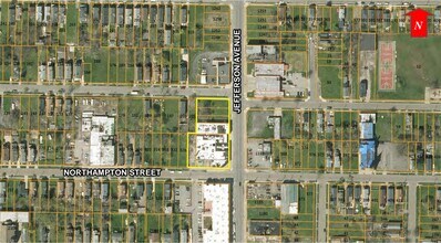 1200 Jefferson Ave, Buffalo, NY - Aerial map view