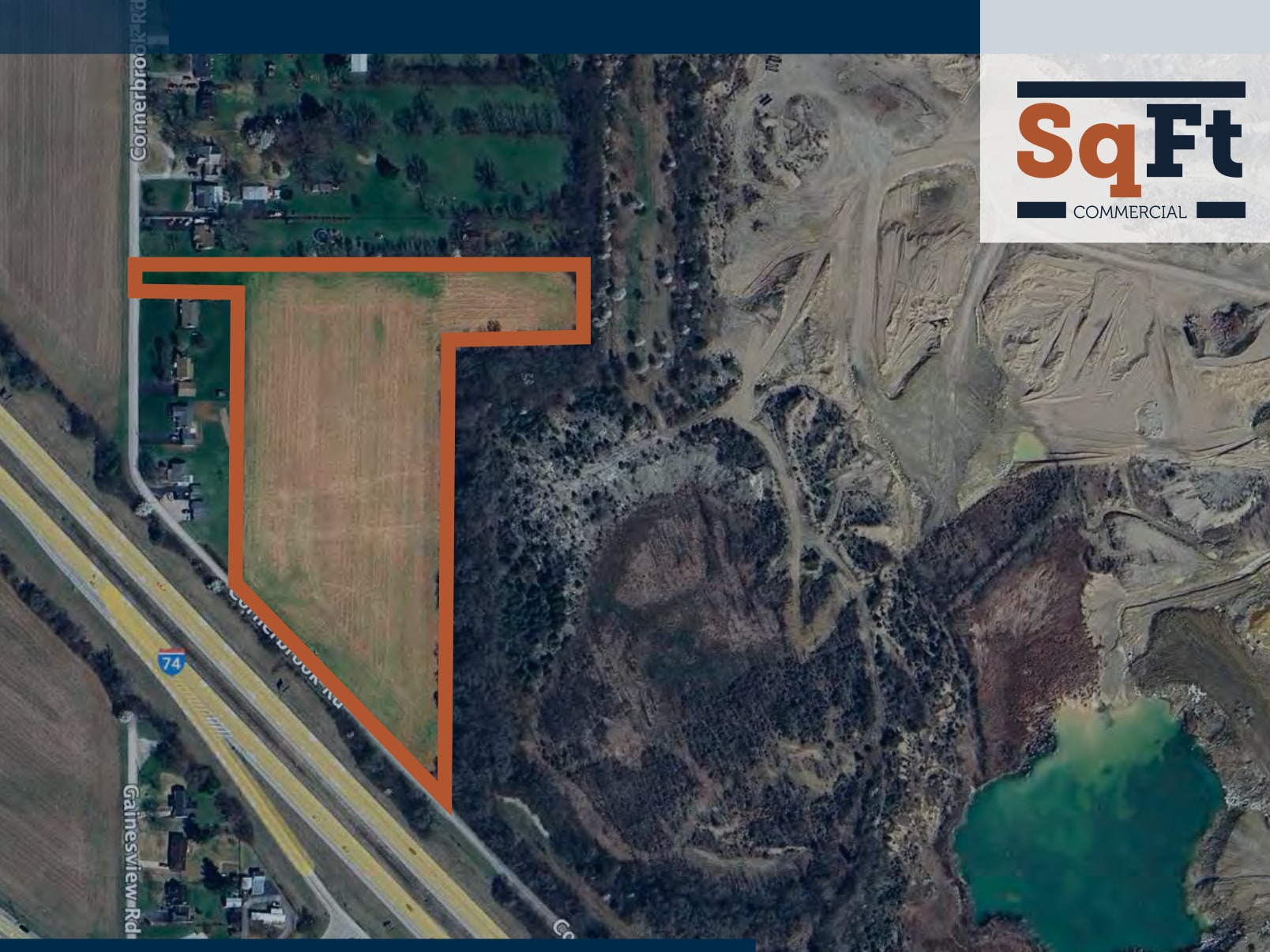 10293 Cornerbrook rd, Harrison, OH for sale Aerial- Image 1 of 2