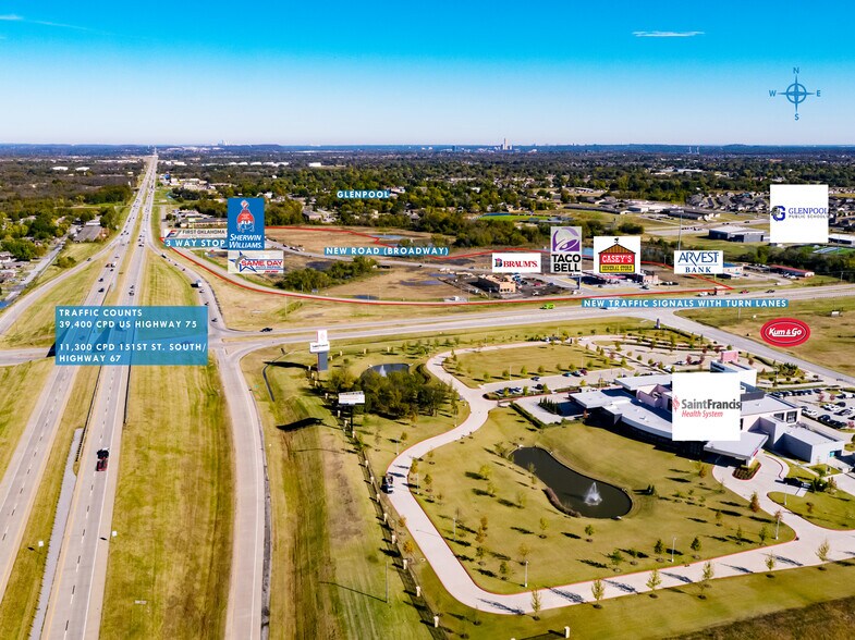US Highway 75, Glenpool, OK à vendre - Photo du bâtiment - Image 3 de 3