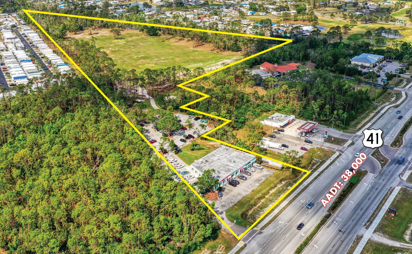 19001 N Tamiami Trl, North Fort Myers, FL for sale Aerial- Image 1 of 11