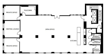 1300 Broadway, Oakland, CA à louer Plan d’étage- Image 1 de 1