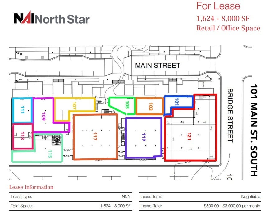 101 S Main St, Le Sueur, MN for lease Floor Plan- Image 1 of 1