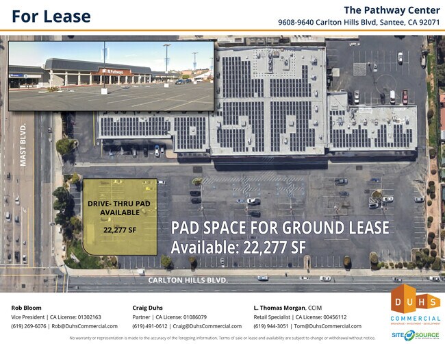 Plus de détails pour 9608 Carlton Hills Blvd, Santee, CA - Terrain à louer