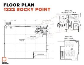 1332 Rocky Point Dr, Oceanside, CA à louer Plan d’étage- Image 1 de 1