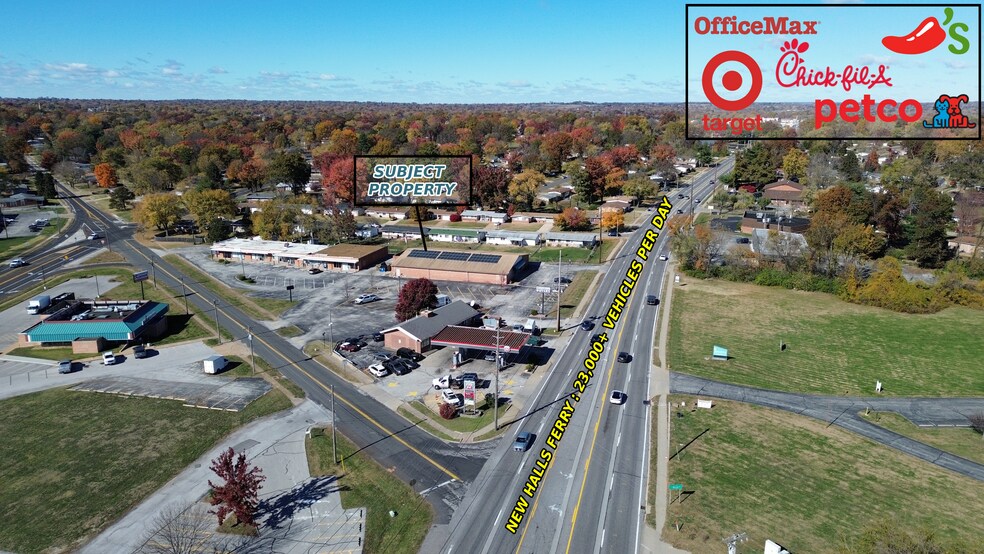 13225 New Halls Ferry Rd, Florissant, MO à louer - Aérien - Image 2 de 6