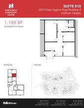 2500 W Higgins Rd, Hoffman Estates, IL à louer Plan d’étage- Image 1 de 1