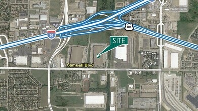 5151 Samuell Blvd, Mesquite, TX - Aerial  map view