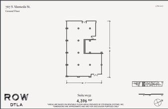 777 S Alameda St, Los Angeles, CA à louer Plan d’étage- Image 1 de 1