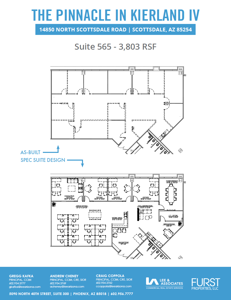 14850 N Scottsdale Rd, Scottsdale, AZ for lease Floor Plan- Image 1 of 1