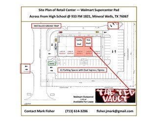 Plus de détails pour 933 N FM 1821 Rd, Mineral Wells, TX - Commerce de détail à louer