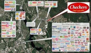 1638 Red Bank Rd, Goose Creek, SC - Aerial  map view