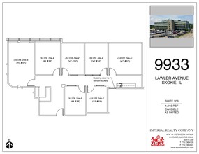 9933 Lawler Ave, Skokie, IL à louer Plan de site- Image 1 de 1