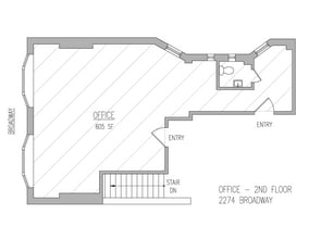 2270-2276 Broadway, New York, NY à louer Plan d’étage- Image 1 de 7