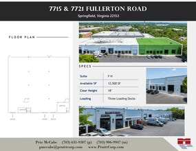 7715 Fullerton Rd, Springfield, VA for lease Interior Photo- Image 1 of 1