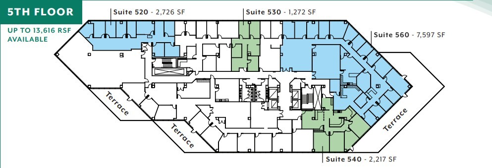 6550 Rock Spring Dr, Bethesda, MD à louer Plan d’étage- Image 1 de 1