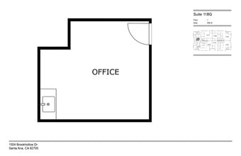 1504 Brookhollow Dr, Santa Ana, CA à louer Plan d’étage type- Image 2 de 2