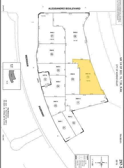 14078 Meridian Pky, Riverside, CA à vendre - Plan cadastral - Image 3 de 3