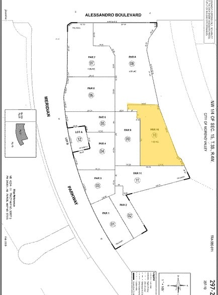 14078 Meridian Pky, Riverside, CA for sale - Plat Map - Image 3 of 3