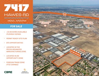 Plus de détails pour 7417 Hawes Rd, Mesa, AZ - Terrain à vendre