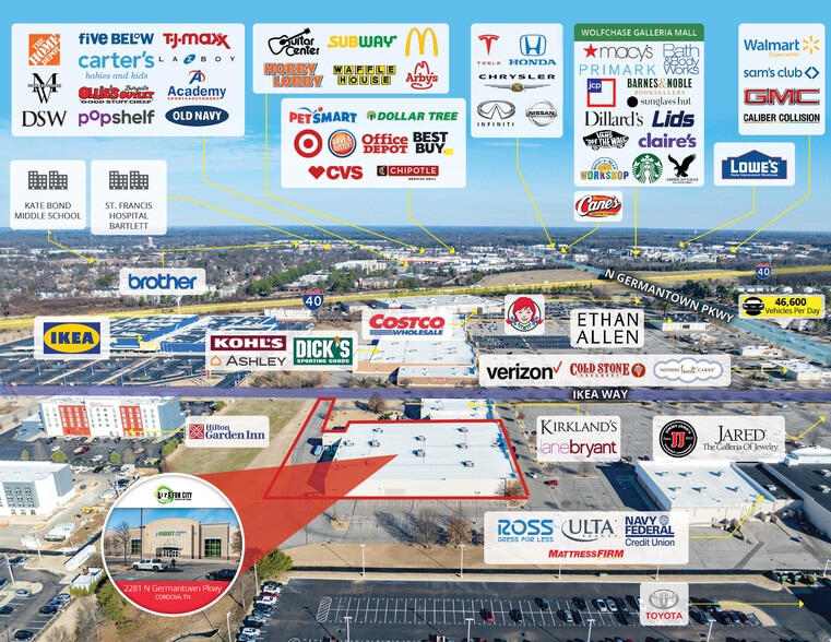 2281 N Germantown Pky, Cordova, TN for sale - Building Photo - Image 2 of 8