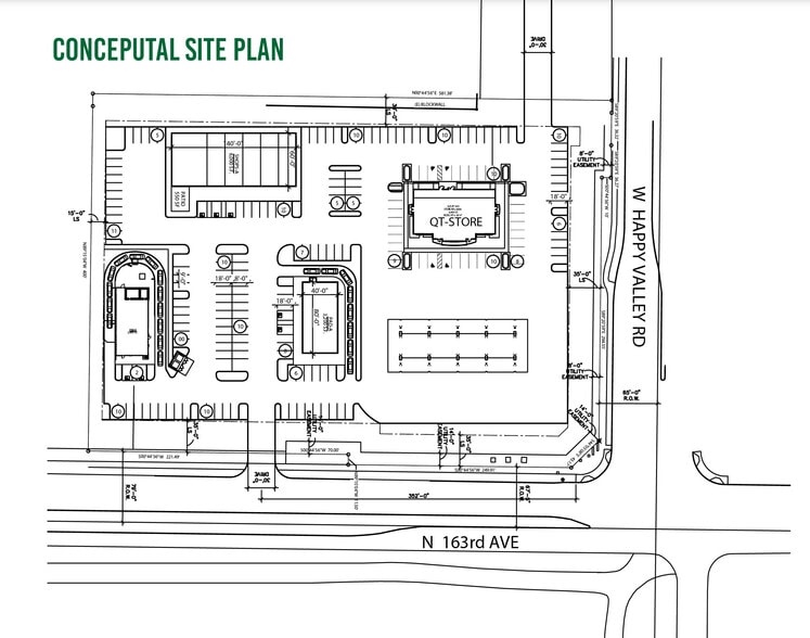 SWC W.  Happy Valley & N 163rd Ave, Surprise, AZ for lease - Building Photo - Image 2 of 2