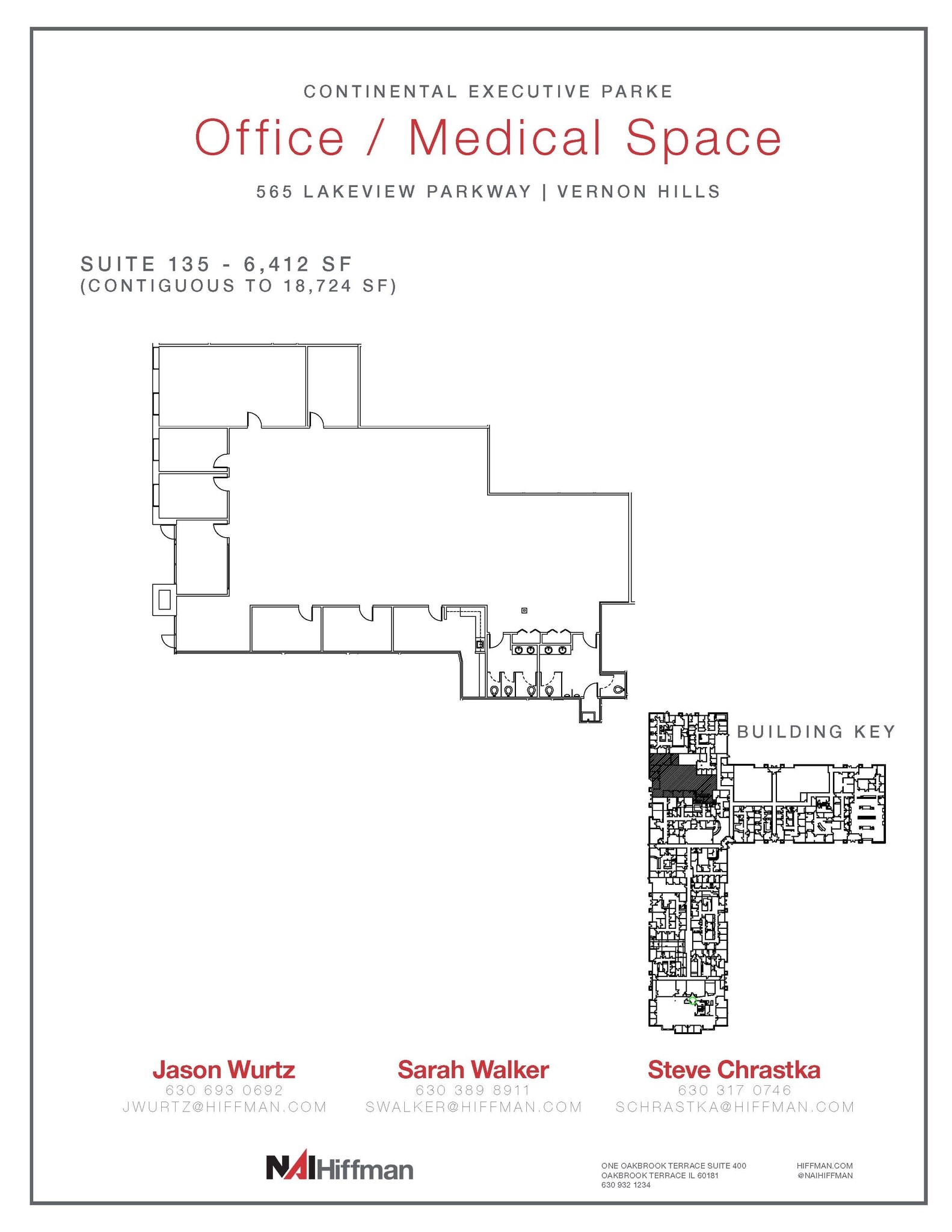 565 Lakeview Pky, Vernon Hills, IL for lease Floor Plan- Image 1 of 2