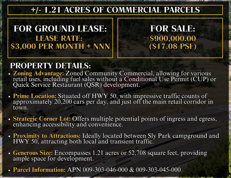 3044 Sly Park Rd, Pollock Pines, CA à vendre - Photo du bâtiment - Image 2 de 7