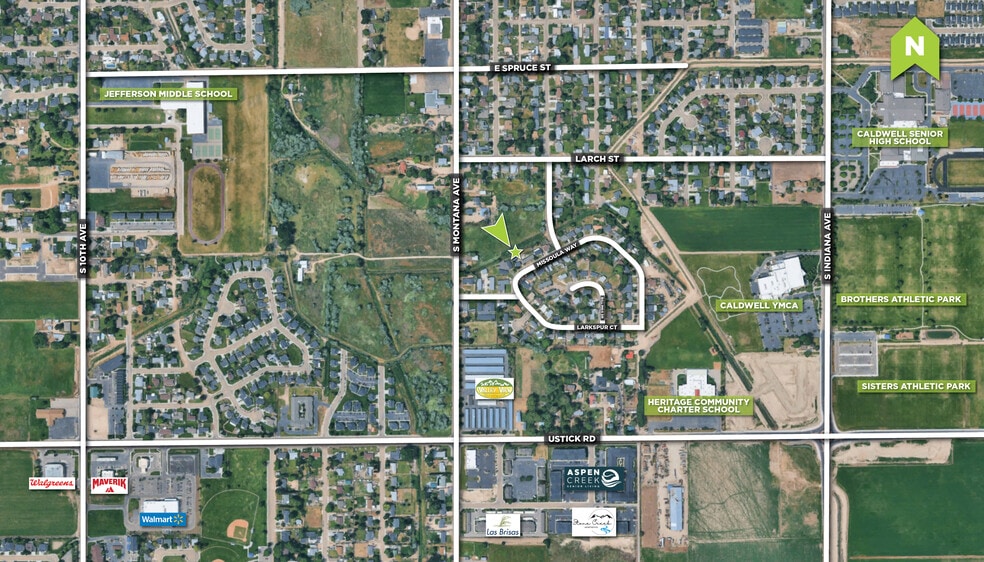 1413 Missoula Way, Caldwell, ID for sale - Aerial - Image 3 of 8