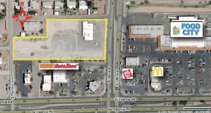 6416 S 12th Ave, Tucson, AZ à louer - Aérien - Image 3 de 9