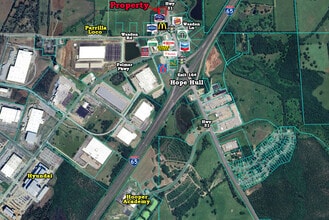 US Hwy 31 & Wasden Rd, Hope Hull, AL - Aerial  map view