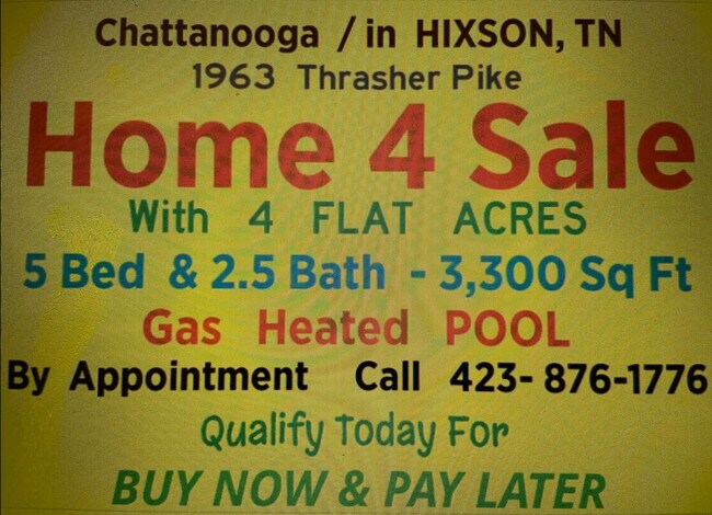 Plus de détails pour 1963 Thrasher Pike, Hixson, TN - Terrain à vendre
