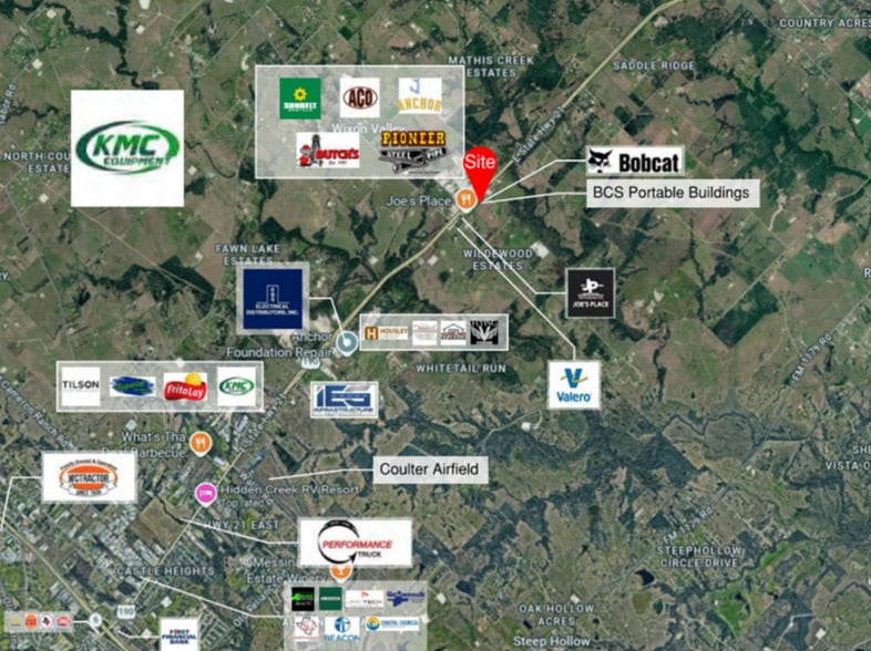 Highway 21, Wixon Valley, TX for sale - Aerial - Image 2 of 2