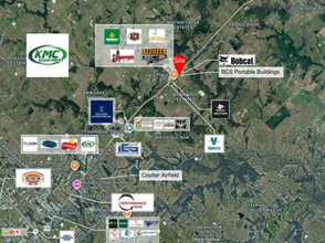 Highway 21, Wixon Valley, TX - Aerial map view
