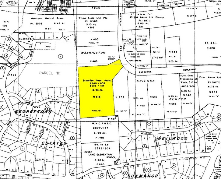 6130 Executive Blvd, Rockville, MD à louer - Plan cadastral - Image 2 de 23