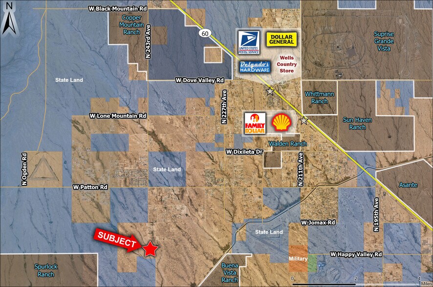 Frontier St, Wittmann, AZ à vendre - Aérien - Image 3 de 13