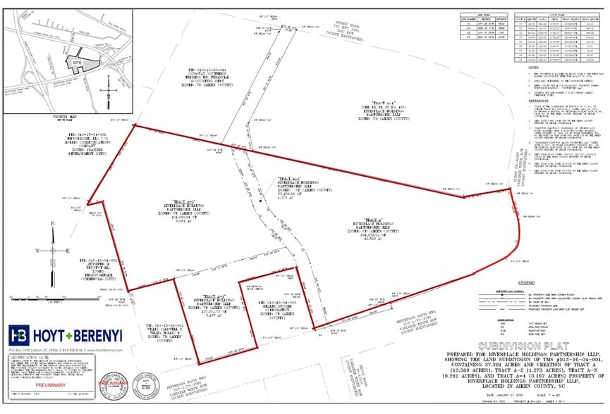 US Hwy 1 And Atomic Rd, North Augusta, SC for sale - Plat Map - Image 2 of 2