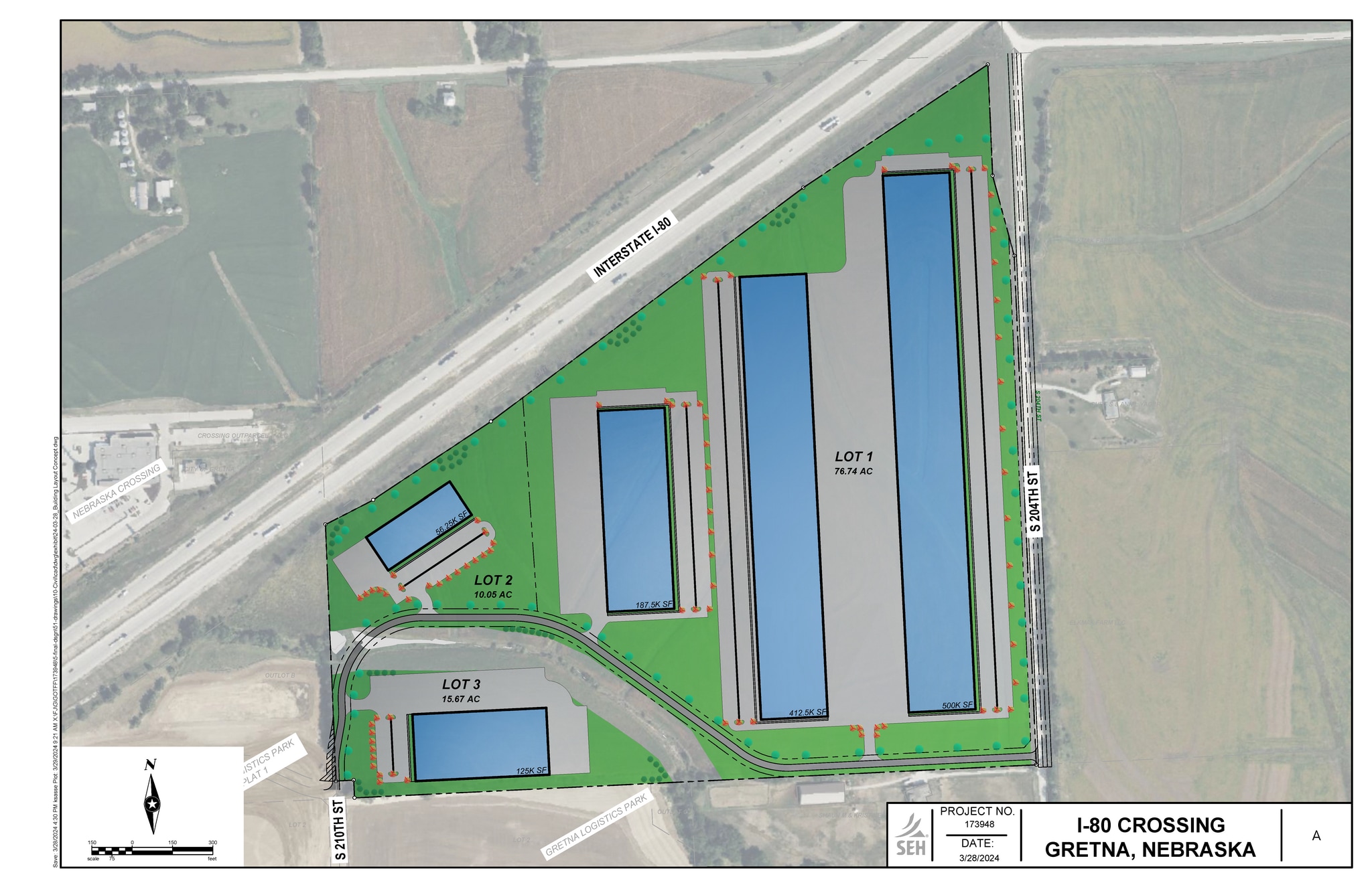 204th & I-80, Gretna, NE for sale Site Plan- Image 1 of 3